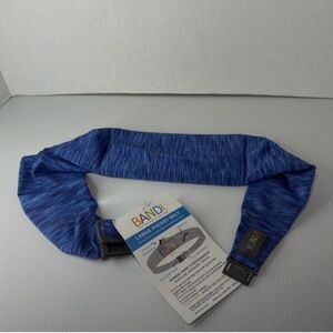 Bandi Wear Blue Heathered Pattern Pocketed Belt New with Tags Large